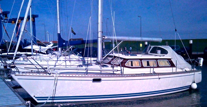 Foto von der Yacht.